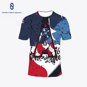 Good Quality Custom Designs Quick Dry-Fit Short Sleeve Full Sublimation Polyester T shirt