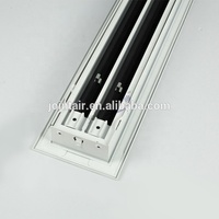 Grilles de diffuseur linéaires d'air d'alimentation réglable HVAC