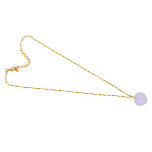 Casa de Plata ทำด้วยมือรูปหัวใจสีรุ้งมูนสโตน925ทึบเครื่องประดับเงินสเตอร์ลิงขายส่งสร้อยคอผลิตโดย - Product Image 1