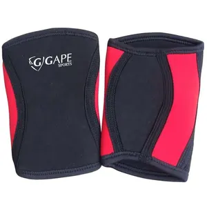 custom power lifting knee sleeve 7mm neoprene customize logo knee support protector for Heavy Weightlifting