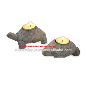 Portavelas Hecho a Mano con Forma de Tortuga - Product Image 1