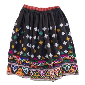 ขายส่งโบราณ Handmade ยิปซี Banjara กระโปรง Vintage ปักเผ่า Rabari Ghagra - Product Image 1