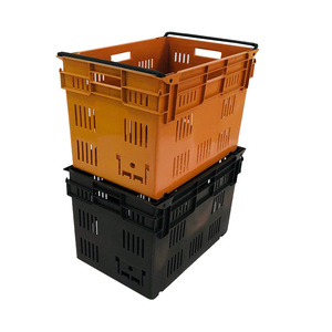 Heavy duty fruit crates stackable plastic crate for sale