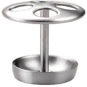 Porte-brosse en acier inoxydable Porte-brosse à dents de finition couleur argent en métal de qualité supérieure pour accessoires de salle de bain à bas prix - Product Image 1