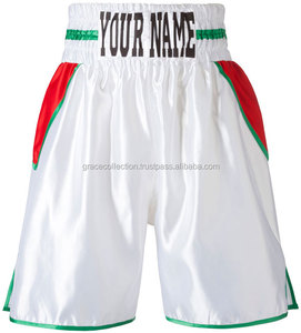 Pantalones cortos de boxeo clásicos personalizados de otoño con rayas contrastantes Disponibilidad al por mayor - Product Image 5