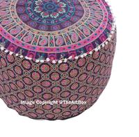 Pouf rond au sol fait à la main Pouf assis Hippie Pouf meubles de salon tabouret de maison et pouf moderne pouf pouf pouf