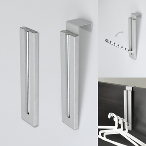 Porte-cintre mural en forme recourbée, 1 pièce, à montage fixe - Product Image 3