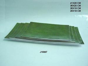 Plaque carrée à deux tons en fonte d'aluminium de vente chaude avec plaque d'émail en métal faite à la main en émail plaque d'émail décorative - Product Image 6