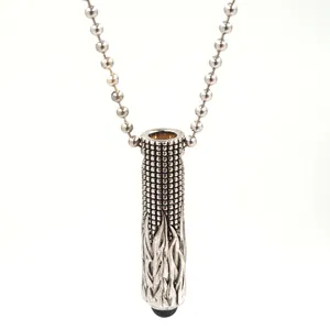 925 стерлингового серебра кулон для мужчин с черным агатом Камень Новый Серебряная цепочка, дизайн для мужчин