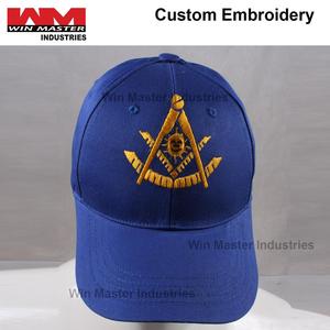 Mason sombrero azul real pasado maestro gorra de béisbol con masónica logotipo masones Shriners - Product Image 2
