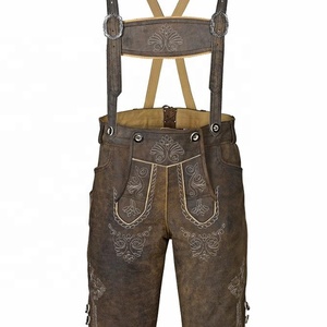 กางเกงขาสั้น Trachten Lederhose,คอร์กสำหรับงานเบียร์ Oktoberfest - Product Image 1