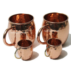 Moscow Mule Cuivre Tasses Ensemble de 4 16 oz noël - Product Image 3