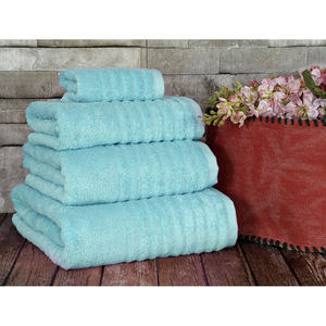 ผ้าขนหนูไมโครคอตตอน 100% แบบด็อบบี้ คุณภาพสูง ซึมซับน้ำได้ดี แห้งเร็ว สีพื้น รูปทรงสี่เหลี่ยม ทอแบบกำหนดขนาดได้ ใช้ได้หลากหลาย - Product Image 4