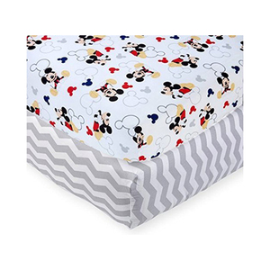 Drap de lit imperméable 100% coton biologique pour bébé avec impression personnalisée avec marque privée - Product Image 1