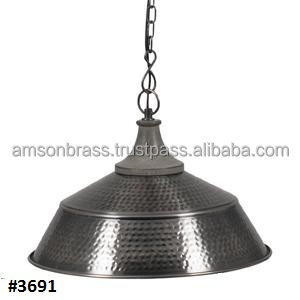 Vintage Kitchen <b>Light</b> Lamp for Home & Restaurant Interior Decoration Farmhouse Metal Pendant Lamp With Hammered Design Pendant - Product Image 4