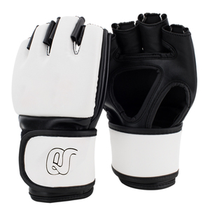 2022 Diseño personalizado Ligero Sin dedos PU Cuero MMA Guantes Material de goma suave - Product Image 5