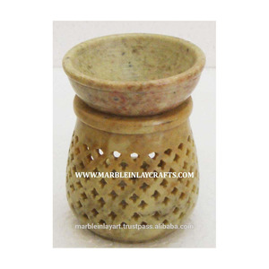 Brûleurs à huile uniques en pierre ollaire faits à la main - Product Image 1