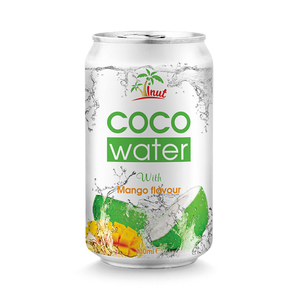 Puré de agua de coco enlatada con sabor a mango de 330ml - Product Image 1