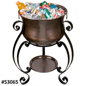 Enfriador de vino decorativo hecho a mano para el hogar, Hotel, Cubo de vino usado, Cubo de vino a prueba de fugas con soporte para fiesta - Product Image 6