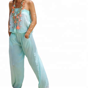 Trending Summer Wear 100% algodón mujeres fuera del hombro fumar encaje bordado con espejo trabajo único Casual Beach Wear - Product Image 1