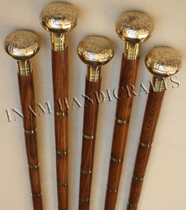 ทองเหลืองฝังไม้เท้า, ไม้เท้าเดินไม้, ไม้เท้าและไม้เท้าออกแบบใหม่, - Product Image 4