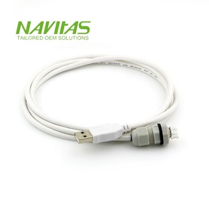 Cable de Ensamblaje Personalizado JST PHR-5 Pines a USB 2.0 Tipo A Macho para Alimentación y Datos - Product Image 1