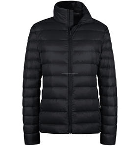 เสื้อแจ็คเก็ตขนเป็ดสั้นสำหรับผู้หญิง,เสื้อโค้ทขนเป็ดน้ำหนักเบาเป็นพิเศษ - Product Image 1