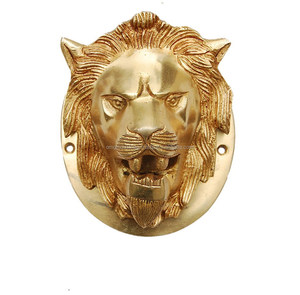 OMG Industries ลูกบิดประตูหัวม้าทองเหลืองโบราณสำหรับห้องนอนห้องครัวห้องน้ำห้องนั่งเล่นโรงแรม - Product Image 4