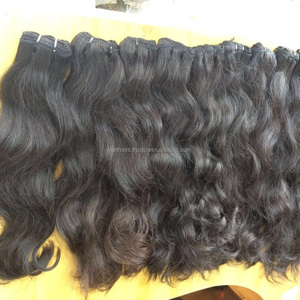 Precio de fábrica NATURAL camboyano ondulado de la Virgen del pelo humano NO químico suave y sedoso - Product Image 2