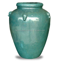 Classique singe pot, pot de jardin, pot rond en céramique