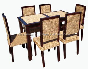 Ensemble moderne de meubles de salle à manger en rotin et osier pour restaurants et banquets d'Indonésie - Product Image 1