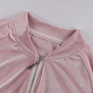 Chándal de terciopelo cálido para mujer, ropa deportiva con capucha, sudadera a rayas, pantalón, chándal informal, 2 uds. - Product Image 4