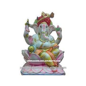 Estatuas de Ganesha, Dios del Mar, en Mármol - Product Image 1