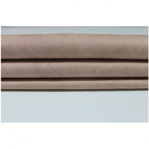 Venta al por mayor de la mejor calidad Napa cuero suave arrugado desnudo aspecto vintage piel de cordero para bolsos sofás zapatos prendas - Product Image 1
