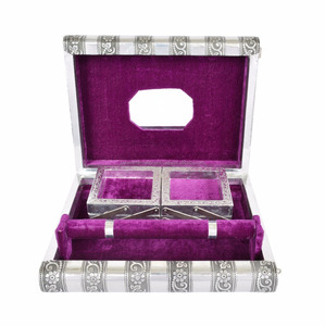 Caja de Joyería Artesanal de Madera con Diseño de Elefante Antiguo PREMIUM |   Caja para Brazaletes |   Joyero para Welling - Product Image 3