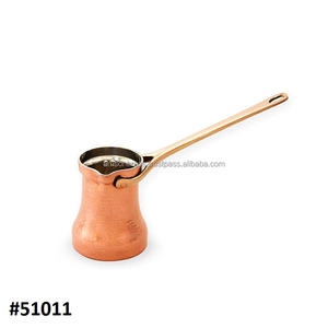กาต้มน้ำกาแฟตุรกีทองแดงแข็งสามารถใช้กับแก๊สได้ - Product Image 1