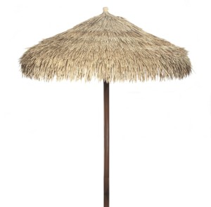 Parasol en feuilles de palmier / Parasol en jonc de mer / Parasol en chaume - Product Image 1