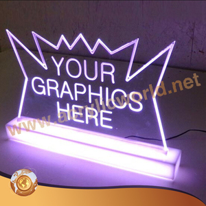 Support d'affichage de Menu éclairé en acrylique gravé, porte-affiche Led en acrylique - Product Image 6