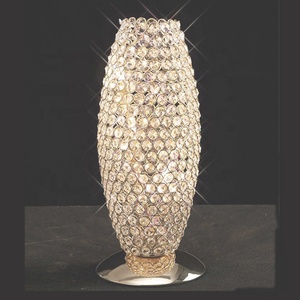 New Gold Tall <b>Crystal</b> Pillar <b>Stand</b> - Product Image 1