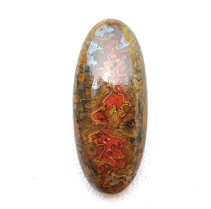 Cabochons de forme ovale lisse en pierre précieuse en vrac d'agate brune hautement polie pour la décoration de mariage belle couleur naturelle - Product Image 1