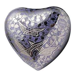 Patte de coeur rouge avec support souvenir pour animaux de compagnie, urnes de crémation avec support pour cendres funérailles métal laiton/aluminium - Product Image 5