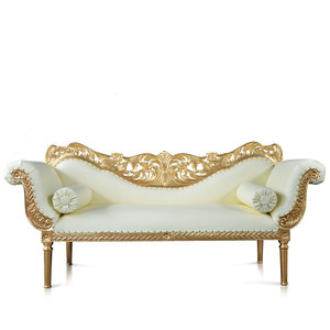 Canapé en bois d'acajou, décoration de mariage, style indien, acajou - Product Image 3