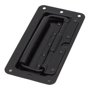 HP-504-3A Acier avec Noir Enduit Printemps Poignée Rabattable - Product Image 6