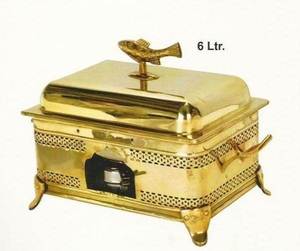 Plato de Chafing rectangular para fiesta, decoración de nuevo diseño de lujo de la mejor calidad, plato de Chafing antiguo moderno - Product Image 1