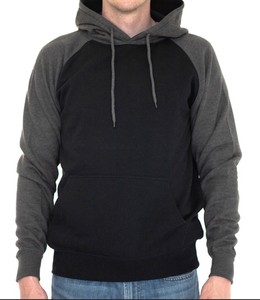 Sweat-shirt à capuche unisexe à manches raglan, tissu polaire de haute qualité, design imprimé uni tendance, sweats d'hiver pour hommes - Product Image 4