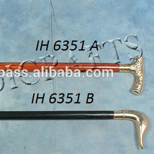 Bastones de madera con mango de latón para caminar, bastones de madera con mango de latón - Product Image 4