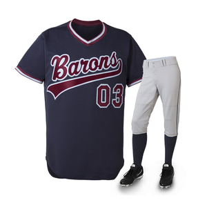 Ensembles de maillots et shorts vierges d'uniformes de baseball de sublimation personnalisés de haute qualité avec motif de vêtements de sport et logo - Product Image 2