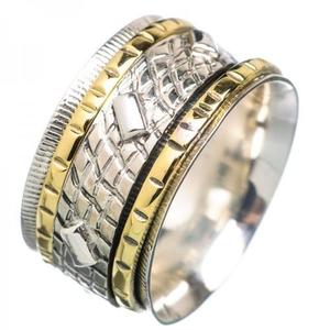 Unique <b>Chunky</b> Cute 925 Sterling <b>Silver</b> Gemstone Wedding <b>Ring</b> for Men Women Antique Boho Handmade Designer - Product Image 1