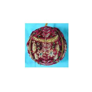 Zari Embroidery Christmas Ornaments - Product Image 1