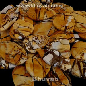 Cabujón de piedra de jaspe mookaite brecciated hermoso natural - Product Image 1